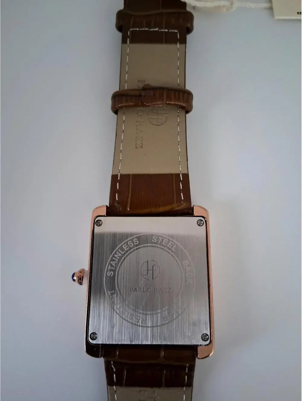 Brand‎ New 40mm Pablo Raez Must Tank Leather Men's Watch